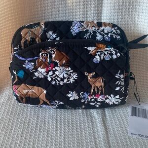 Vera Bradley Medium Cosmetic Bag - Merry Mischief